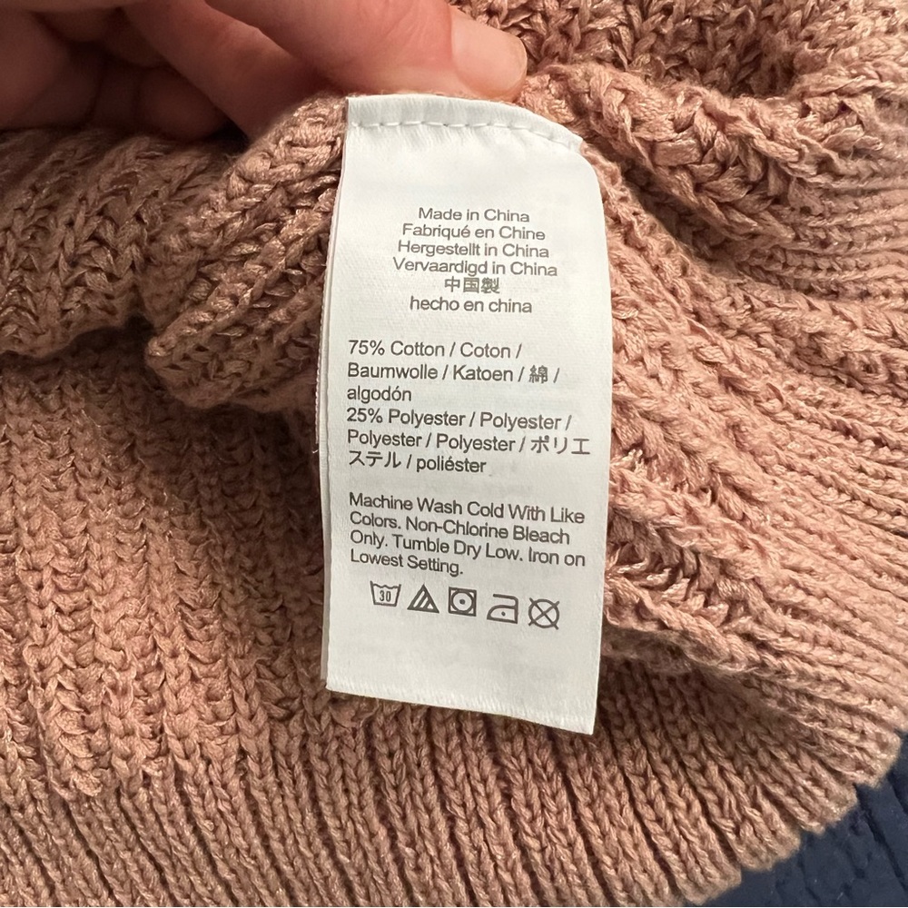 J crew beach cardigan chunky patch pocket size small pink - Picture 6 of 7